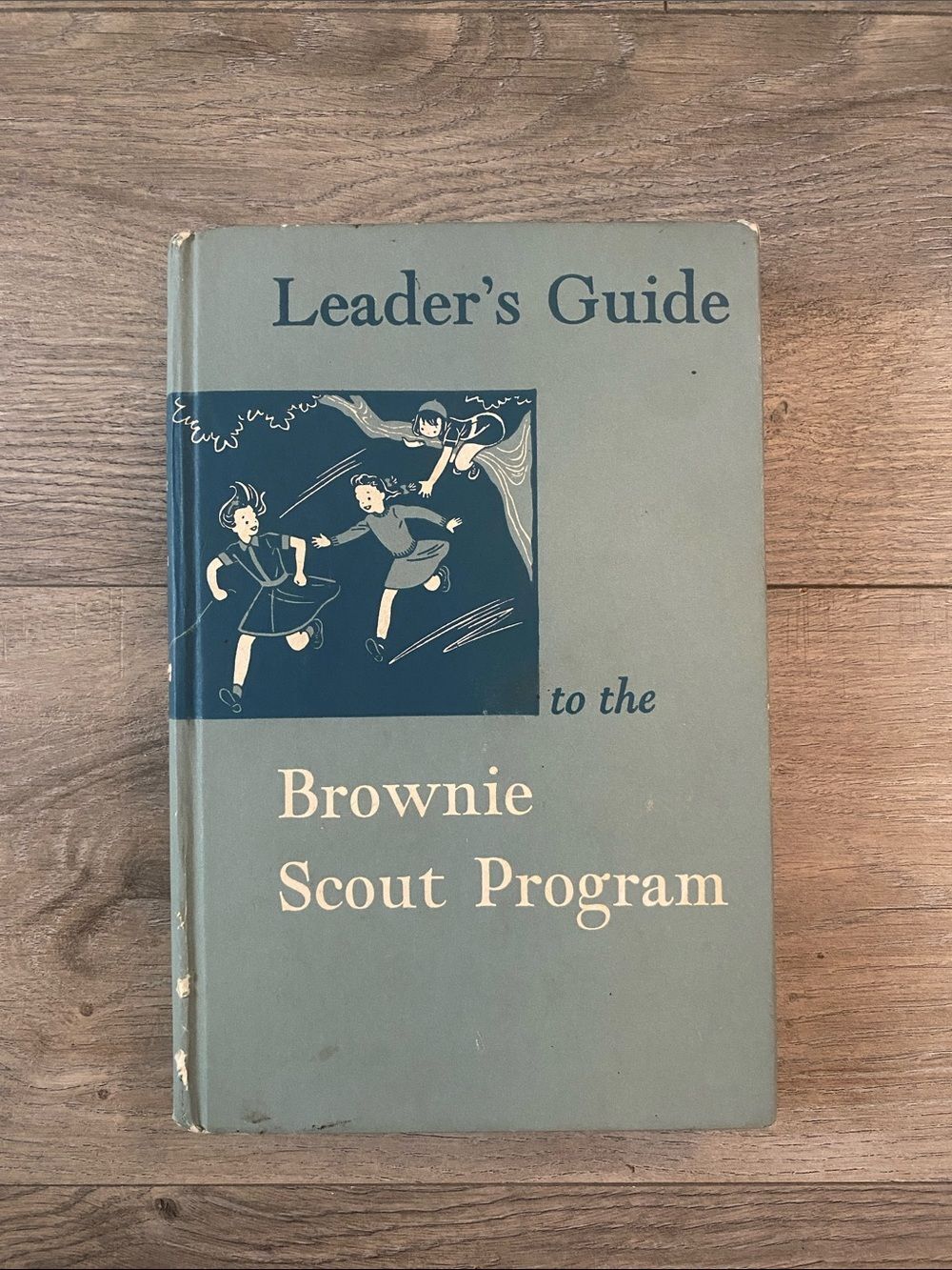 Vintage Leader's Guide - Brownie Scout Program (Blue Cover)